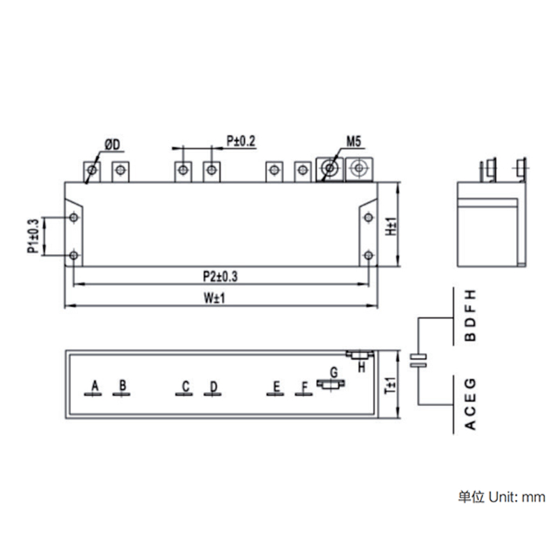WDV-serie DC-Link-condensator voor EV